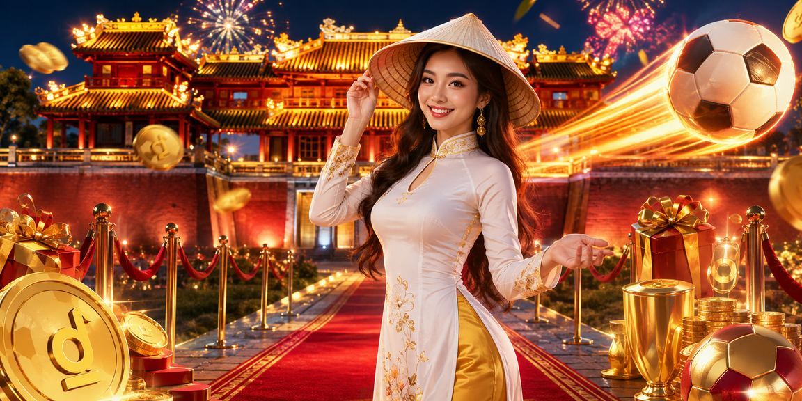 Người dùng tại Huế xem kèo bóng đá và esports trực tuyến với hình ảnh văn hóa miền Trung